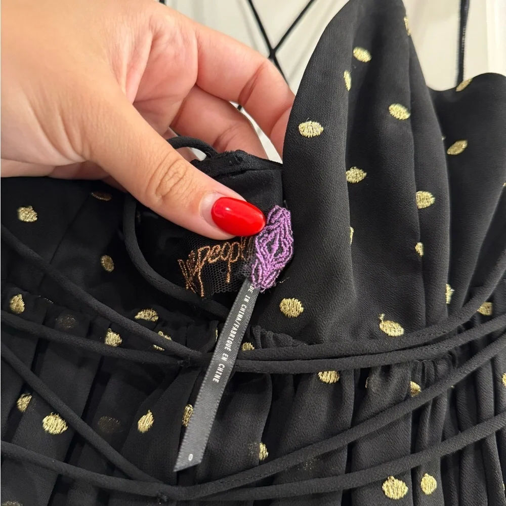 Free People Ruffled Flare Mini Dress - Picture 4 of 5